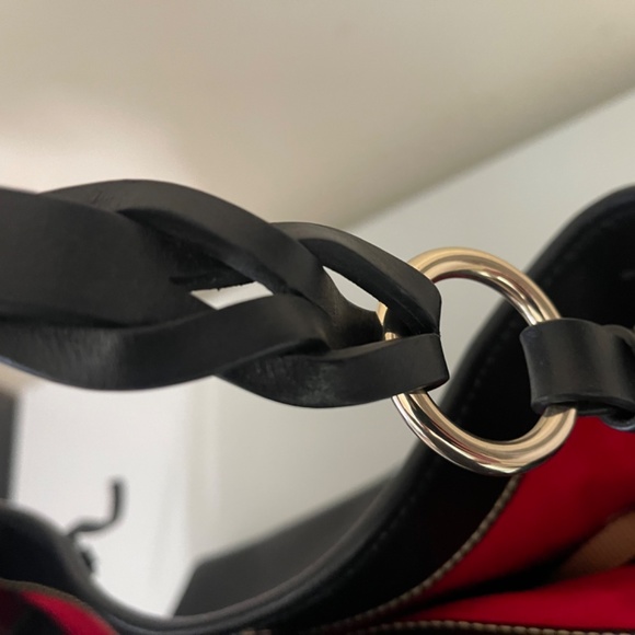 Dooney & Bourke pebble leather Maurizia Twist Strap Hobo - Picture 6 of 7